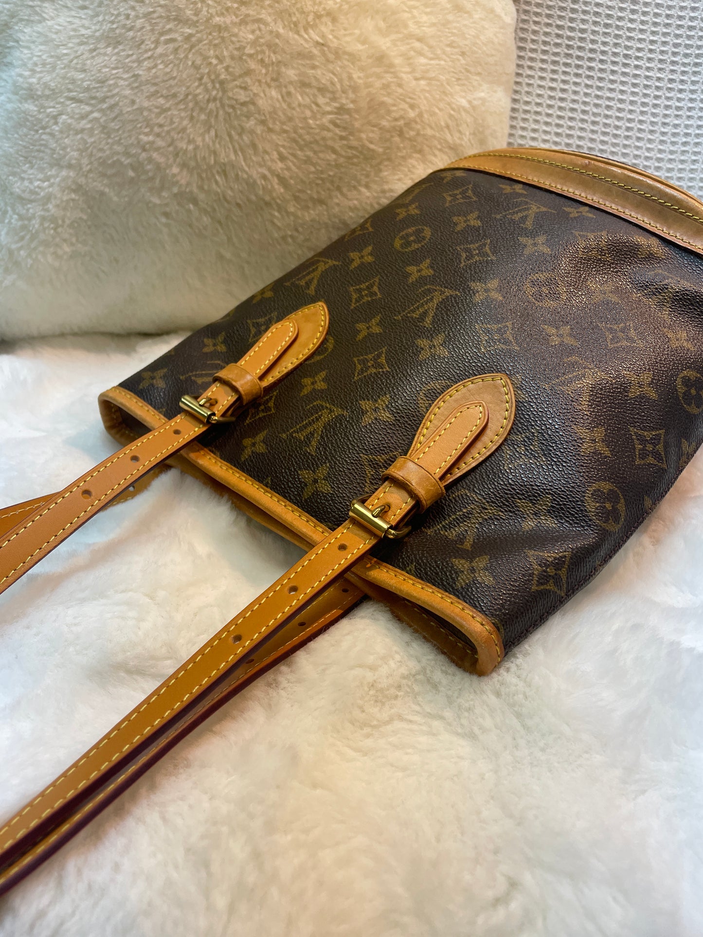 Vintage LV Bucket Tote Bag